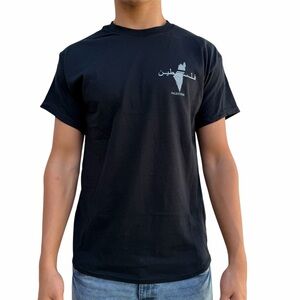 Black Graphic Palestine T-Shirt Size Medium